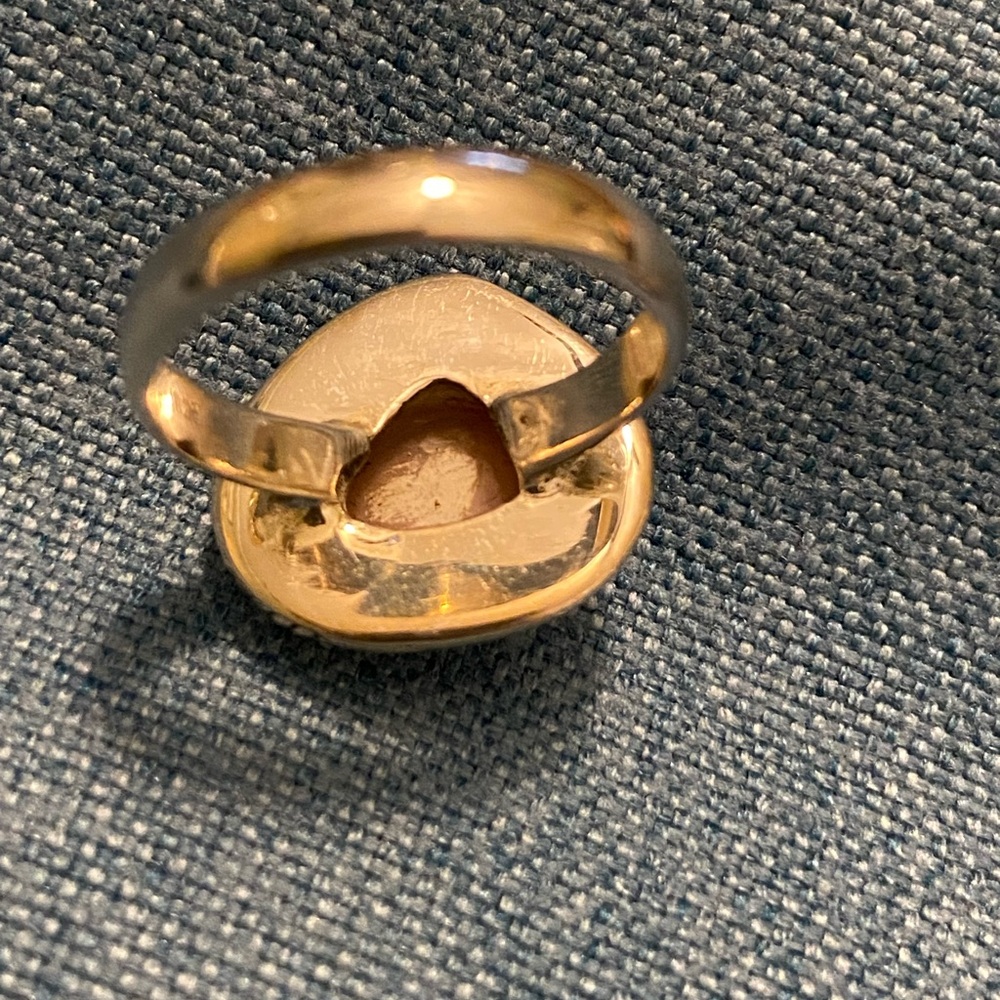 Pink Opal Silver Ring - image 4